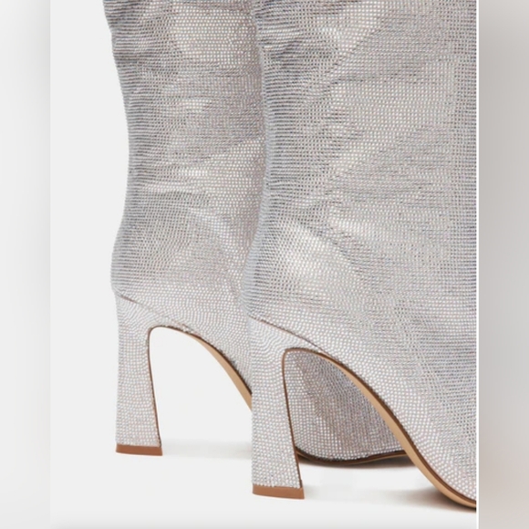 Sexy Glam Steve Madden Rhinestone Boots - Picture 5 of 8